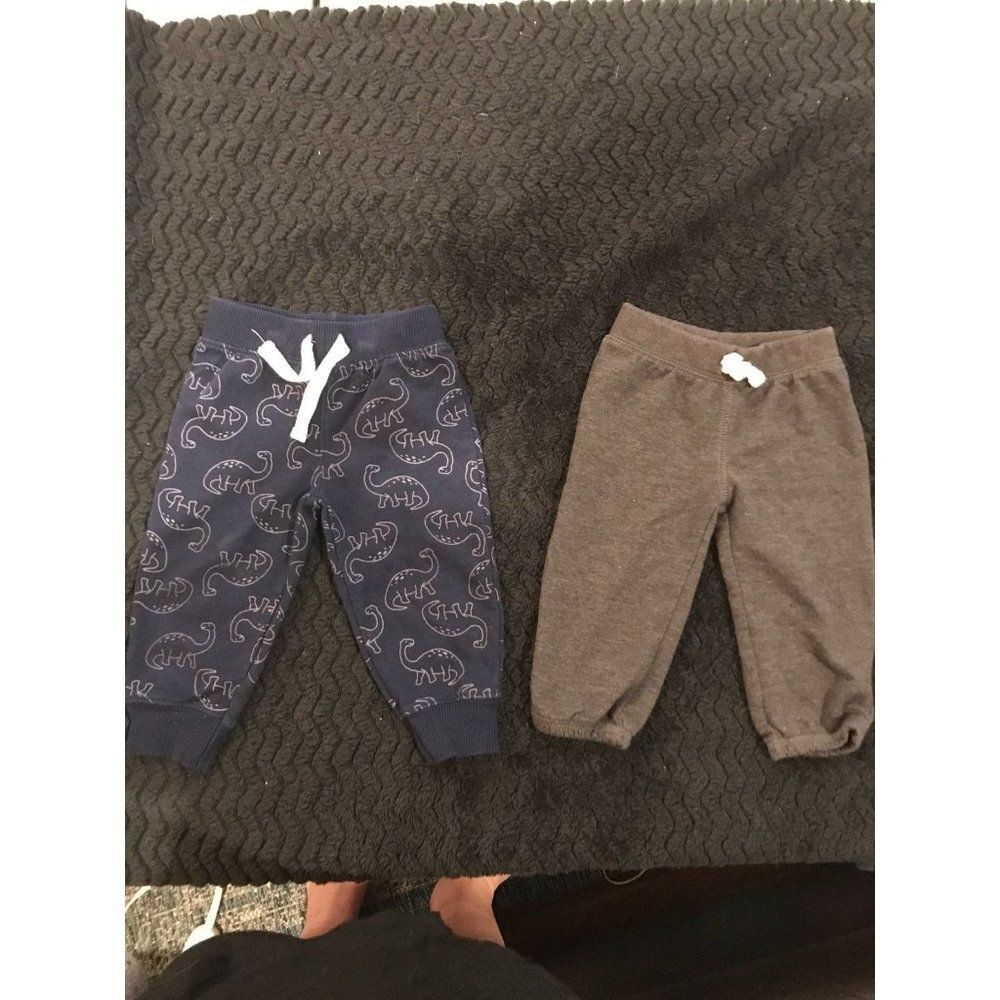 Carter’s baby boy size 9m 9 Month Dino’s Gray Pant